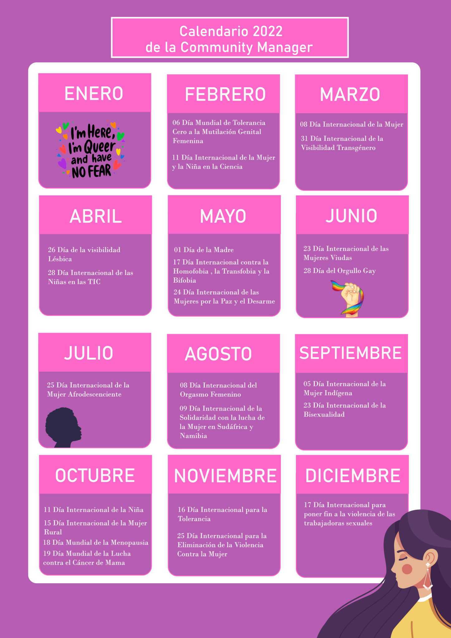 calendario feminista